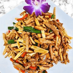 Best 筍尖肉絲 Pork with Bamboo Shoots in Acton, MA